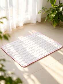 Washable Cooling Mat For Dogs, Ice Silk Self-Cooling Pet Cool Blanket, Portable Heat Relief Pad For Indoor Outdoor Car Travel Use - Pink - View 9