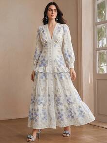 Blue and White