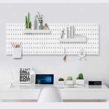 Pegboard Accessory Combination Wall Organizer Kit, Pegboard Rack For Bedrooms, Studies, Offices And Bathrooms - Multicolor - View 3