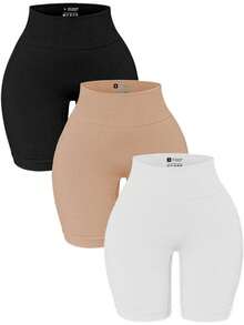 Velisys Velisys 3pcs Seamless Sports Cycling Shorts - Multicolor - View 2