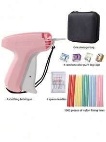 Professional Tagging Gun For Clothes - Quick No-Sew Fabric Fixer With 5 Fine Needles & 1000 Fasteners, Speedy Hemming Tool For Garments, Micro Stitchy Repair Kit (Sticky Sewing Alternative - multicolor - View 20