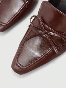CUCCOO BIZCHIC Women Put On High Heels Behind Their Closed Toe - Jujube - View 5