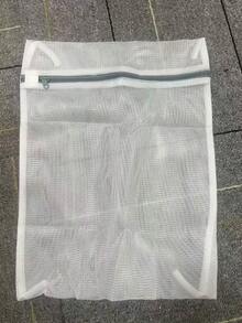 1/4/8 件灰色拉链封口网状洗衣袋，加厚洗衣袋，不同尺寸网状洗衣保护袋，衣物保护，洗衣房配件，洗衣袋，春季、极简主义、夏季上衣 - 灰色 - 查看 20