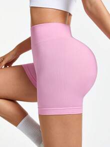 Slayform Slayform 2件組女款素色無縫休閒日常運動短褲 - 彩色 - 查看 7