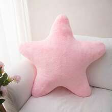 1pc 18cm/40cm Fluffy Star Pillow, Soft Five-Pointed Star Plush Cushion, Cute Throw Pillow For Sofa Bedroom Decor - Multicolor - View 4