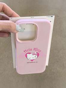 HELLO KITTY AND FRIENDS | SHEIN Sanrio Hello Kitty Soft TPU Phone Case Shockproof Protective Cover Compatible With All IPhone Models 17 16 15 14 13 12 11 Pro Max - Multicolor - View 7