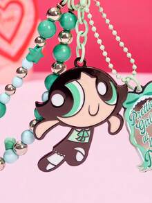 THE POWERPUFF GIRLS X POKOJA LAND 鑰匙圈 包包裝飾掛飾鍊 - 彩色 - 查看 12