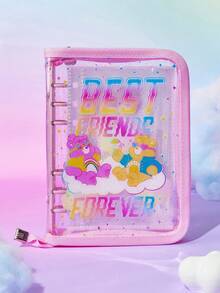 Care Bear X Joivida 1 Pc Notebooks With Cute/Soothing Designs,Cute Girl-Style Keychain Pendant, Lightweight And Durable 3D Design, Perfect For Decorating Bags Or Using As A Backpack Charm Or Key Chain - A - View 2