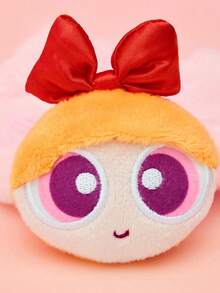 THE POWERPUFF GIRLS X Joivida 1組毛絨髮圈與髮帶、可愛卡通髮箍，適合日常穿著、旅行、派對，是送給女性、女孩的有趣禮物，生日、聖誕節或週年紀念的襪子填充禮物 - 彩色 - 查看 4
