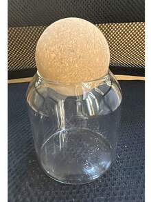 玻璃密封罐，適合存放咖啡豆和乾果；附軟木塞蓋的廚房儲物罐 - 無色 - 查看 8