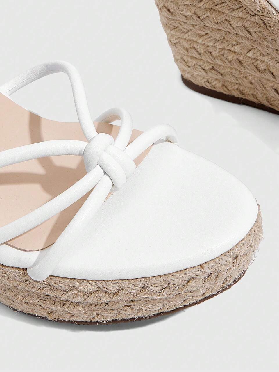 CUCCOO SZL Women Fashion Casual Versatile Sexy Cross Strap Straw Wedge Heel Platform Sandals Commuter Dating Party Festival Party Wedding Vacation Summer