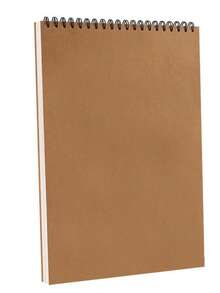 1set Vintage Kraft Paper Spiral Scroll Drawing Book Watercolor Paper Halloween/Thanksgiving Day/Christmas Gift Easter Gift - Multicolor - View 4