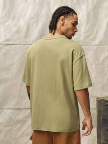 Norleigh Men's Summer Washed Vintage Casual Streetwear T-Shirt,Vintage T Shirts - Light Yellow - View 2