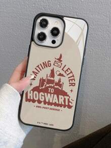 HARRY POTTER X SHEIN Harry Potter 1 卡通二合一壓克力+TPU材質防摔手機殼，可作為節日禮物，適用於 11 12 13 14 15 16 17Pro /Promax/14 15 16 Plus，男女皆宜 - 彩色 - 查看 3