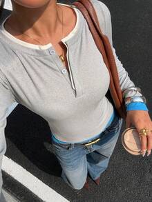 Women Sports Tees & Tanks - 黑色 - 查看 3
