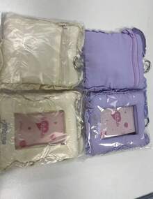 Ins 风格校园身份证布套，毛绒动物身份证夹，名人照片卡夹和钥匙扣保护套学校用品，返校 - 彩色 - 查看 18