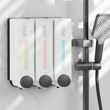 Spesifikasi Dispenser Sampo Dinding Kamar Mandi (1PC/2PCS/3PCS), Dispenser Sampo dan Kondisioner, Dispenser Sampo, Dispenser Sabun Mandi Gel Berlubang/Tidak Berlubang untuk Kamar Mandi, Set Dispenser Sabun Mandi Gel Berlubang, Cocok untuk Kamar Mandi Hotel, Perlengkapan Dapur, Aksesoris Dapur, Peralatan Dapur - Beraneka warna - View 13