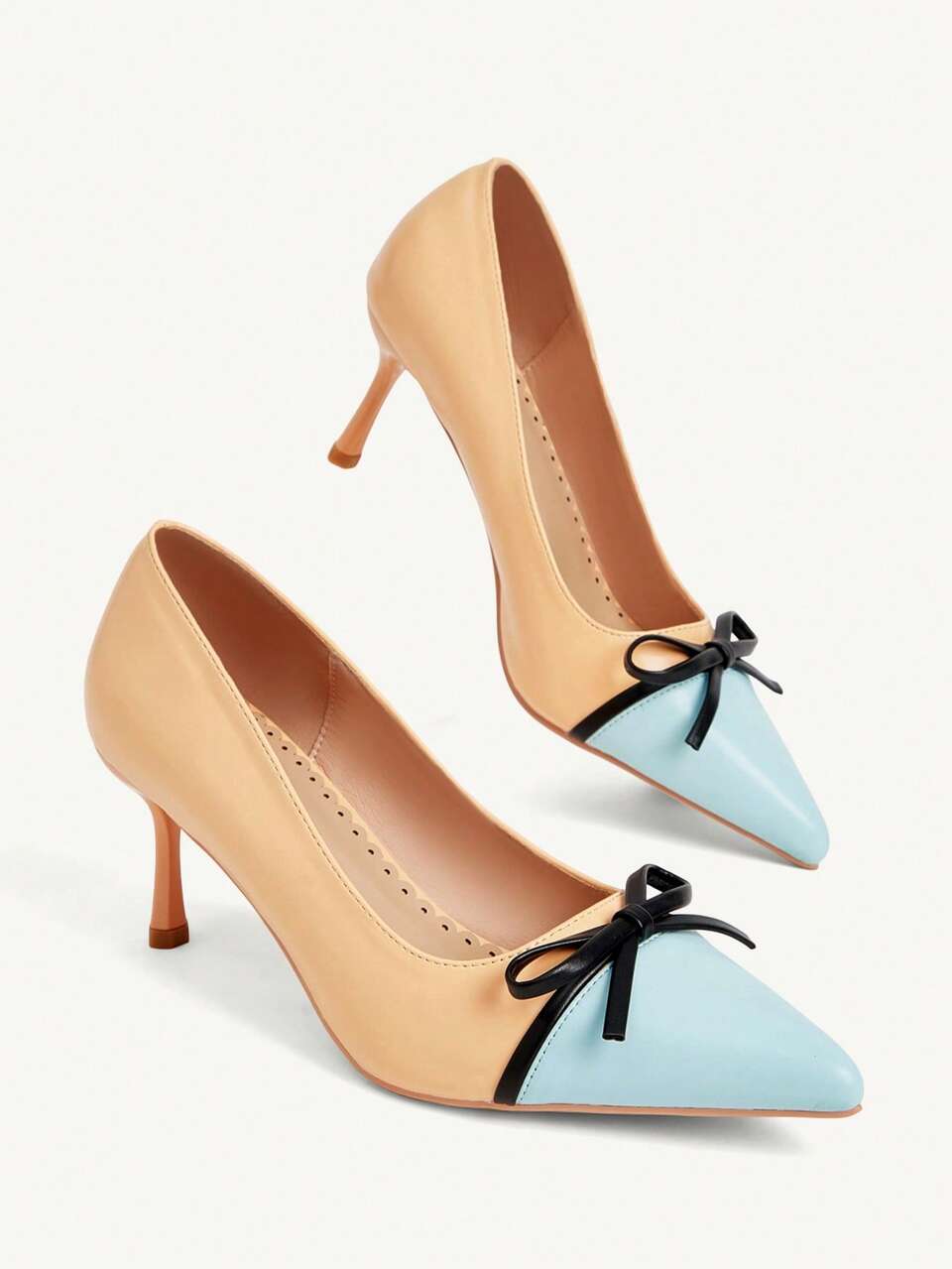 CUCCOO CHICEST Women Shoes Pointed Thin High Heels Apricot Simple And Comfortable Commuting Daily Versatile To Work Women's High Heels Shoes Elegant Fashion Fall Shoes
