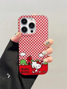 HELLO KITTY AND FRIENDS | SHEIN Sanrio Hello Kitty 柔軟 TPU 手機殼 防震保護套 適用於所有 iPhone 機型 17 16 15 14 13 12 11 Pro Max - 彩色 - 查看 4