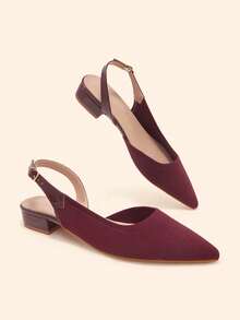 CUCCOO BASICS Damen Schuhe Klassisch Einfach Mode Damen Flache Schuhe Netz-Spleiß Damen Schuhe Temperament Elegant Tragen Damen Schuhe - Bordeaux - Übersicht 5