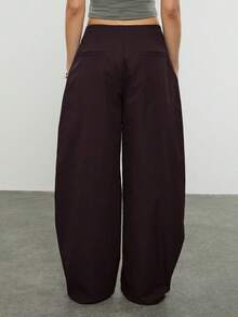 COUREZ Pantalones de Mujer - Café integral - Ver 2