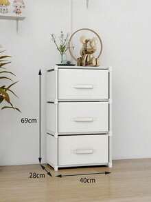 1Pc Small Medium Size Drawer Dustproof No Assembly Freestanding Cube Storage Cabinet Multifunctional Portable Wardrobe Closet Organizer Shoe Rack Bookcase Display Shelf For Bedroom Living Room Kitchen Office Holiday Storage Christmas Gift Home Decor Fall Home Decoration Must Have Hot Search - Multicolor - View 12