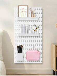 Pegboard Accessory Combination Wall Organizer Kit, Pegboard Rack For Bedrooms, Studies, Offices And Bathrooms - Multicolor - View 1
