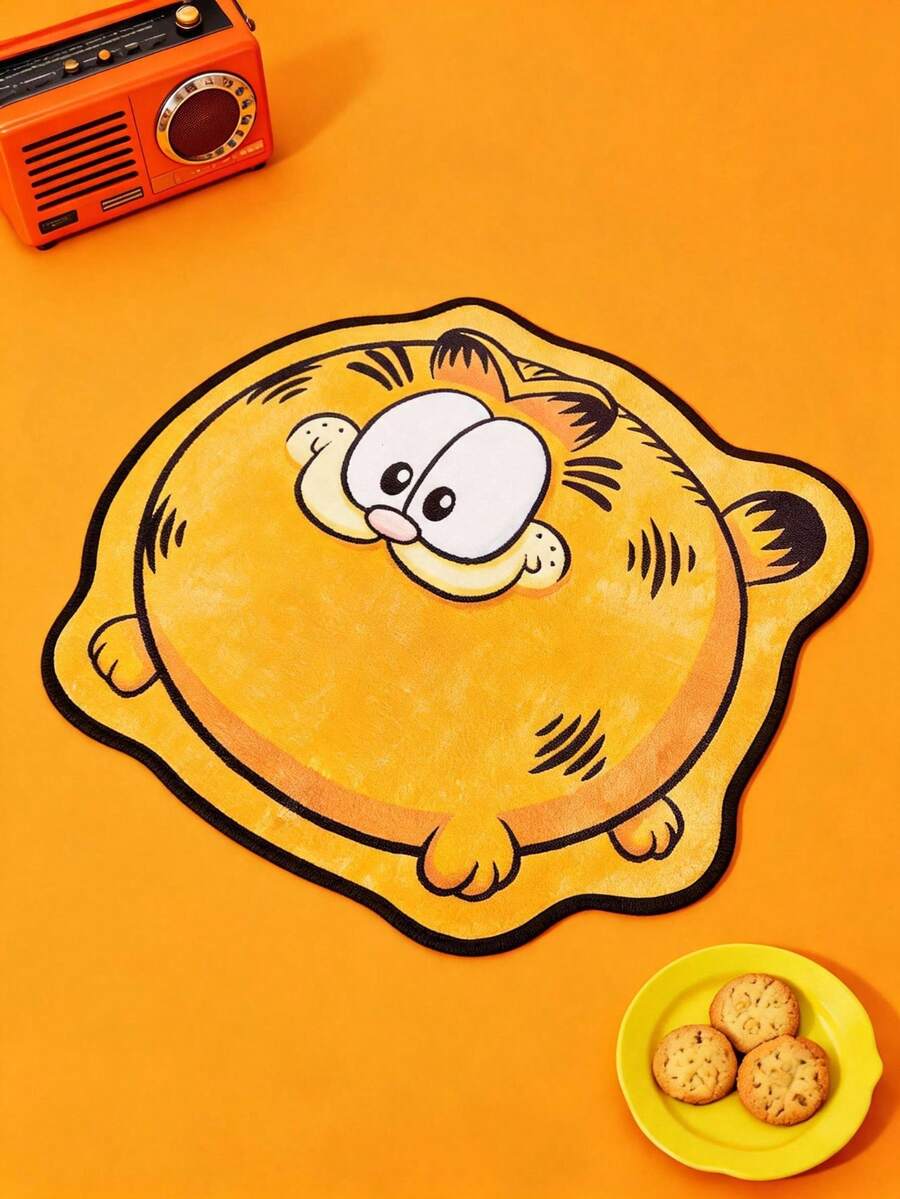 GARFIELD | POKOJA LAND 1pc Rug – Licensed Cartoon Floor Mat, Soft Plush Home Decor - Garfield - View 1
