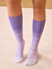 OutZeal 2 Pairs Of Multi-Color Knee-Length Running Compression Socks - Multicolor - View 8