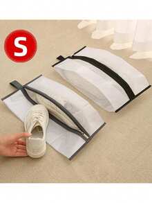 Haus Hana Madebyblanc 1/2/4 Boot Storage Bags, Travel Shoe Dust Bags Suitable For High Boots, Household Boot Storage Bags With Transparent Windows For Dust Prevention - Black - View 7