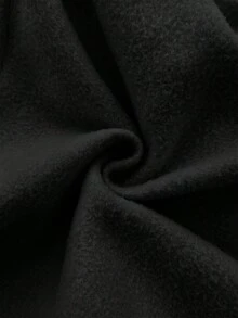 SHEIN Felpa casual grigia con tasche per ragazze pre-adolescenti, pullover multifunzionale a maniche lunghe, autunno/inverno - nero - Visualizzare 10