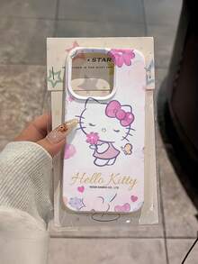 HELLO KITTY AND FRIENDS | SHEIN Sanrio Hello Kitty 柔軟 TPU 手機殼 防震保護套 相容所有 iPhone 機型 17 16 15 14 13 12 11 Pro Max - 彩色 - 查看 6