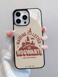 HARRY POTTER X SHEIN Harry Potter 1 卡通二合一壓克力+TPU材質防摔手機殼，可作為節日禮物，適用於 11 12 13 14 15 16 17Pro /Promax/14 15 16 Plus，男女皆宜 - 彩色 - 查看 5
