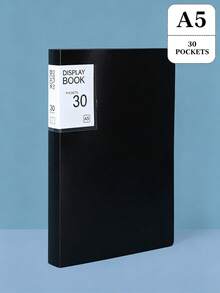 1-Pacote Pasta de Documentos A5 com Bolsos Transparentes, Livro de Armazenamento Multicamadas Impermeável e Reforçado para Classificar Relatórios de Teste de Gravidez & Comprovantes de Exame - A5 - Visão 4
