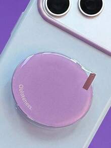 ShellaStory Ins風彩色不對稱幾何支架，適用於 Apple 17 Pro 手機殼，16 個個性化軟質粗紋，適用 15，幾何簡約撞色小眾風格 - 晴藍 - 查看 3