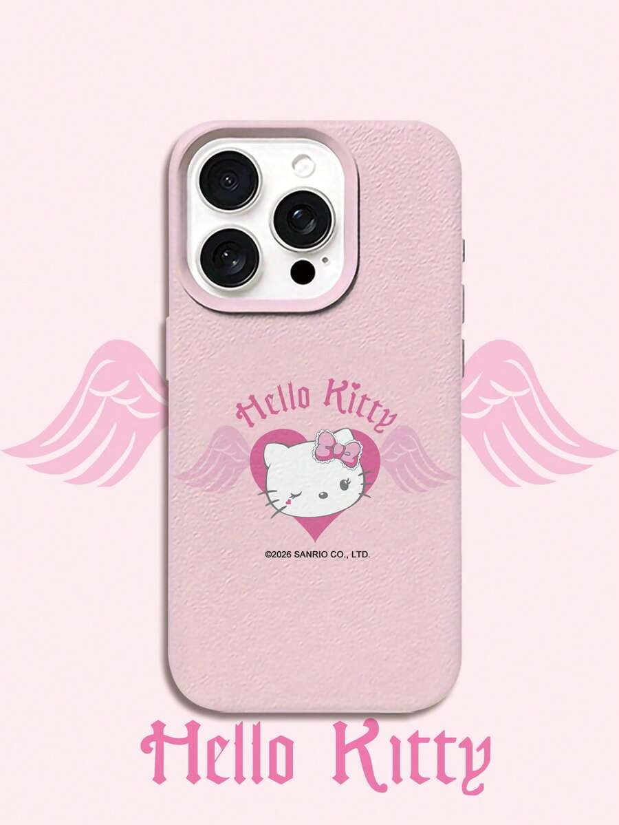 HELLO KITTY AND FRIENDS | SHEIN Sanrio Hello Kitty 柔軟 TPU 手機殼 防震保護殼 相容所有 iPhone 機型 17 16 15 14 13 12 11 Pro Max - 彩色 - 查看 1
