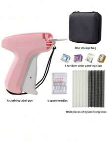 Professional Tagging Gun For Clothes - Quick No-Sew Fabric Fixer With 5 Fine Needles & 1000 Fasteners, Speedy Hemming Tool For Garments, Micro Stitchy Repair Kit (Sticky Sewing Alternative - multicolor - View 14