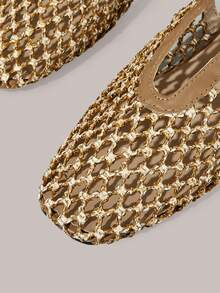 Styleloop Señoras, Uñas de Sauce, Hebillas, Zapatos Planos. - Marrón - Ver 5