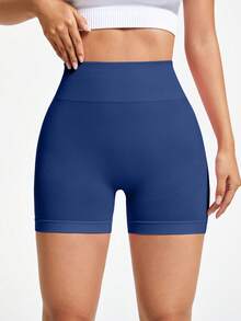Slayform Slayform 女款純色無縫休閒日常旅行運動短褲 2件/包 - 彩色 - 查看 4