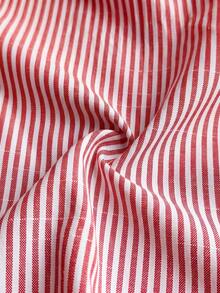 Muchica Conjunto de chaleco y pantalones con un solo botón para mujer, unicolor en otoño/invierno - Rojo y blanco - Ver 9