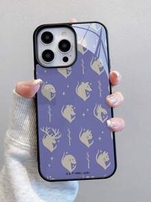HARRY POTTER X SHEIN Harry Potter 1 卡通二合一壓克力+TPU材質防摔手機殼，可作為節日禮物送給 11 12 13 14 15 16 17Pro /Promax/14 15 16 Plus，男女皆適用 - 彩色 - 查看 4
