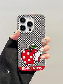 HELLO KITTY AND FRIENDS | SHEIN Sanrio Hello Kitty 柔軟 TPU 手機殼 防震保護套 相容所有 iPhone 機型 17 16 15 14 13 12 11 Pro Max - 彩色 - 查看 4