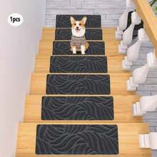1/7/15pcs Non-Slip Stair Tread Mat With Self-Adhesive Backing Indoor Step Mat, Non Slip Stair Treads Carpet, Stairs Carpet - multicolor - View 11