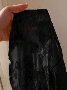 Comfortcana Summer Polka Dot Ruched A-Line Mini Skirt - Black - View 7