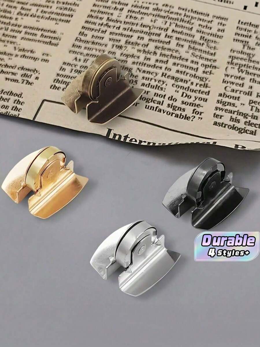 8Pcs Magnetic Snap Fasteners For Bags – No-Sew Leather Purse Clasps, Invisible Button Closures, DIY Craft Hardware - multicolor - View 1