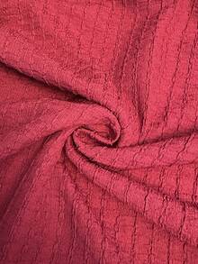 Franclia New Arrival Colorblock Cute Puff Sleeve Women's Blouse - Burgundy - View 6
