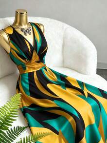 Women Midi Dresses - Pale Yellow - View 2
