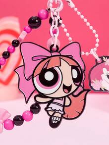 THE POWERPUFF GIRLS X POKOJA LAND 鑰匙圈 包包裝飾掛飾鍊 - 彩色 - 查看 9