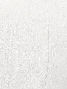 EMERY ROSE Women's Solid Color Stand Collar Cropped Jacket With Gigot Sleeves And Open Front For Spring And Autumn Fall Winter Cloth For Women - White - View 8