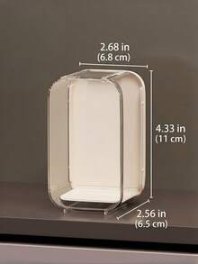 Zazumi 6pcs Transparent Acrylic Figure Display Box With Rounded Rectangle Showcase Structure And Stackable Desktop Organizer Design For Collectible Display Storage Featuring Clear Visibility Space Saving Arrangement And Minimalist Style - default - View 4
